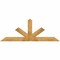 Ekena Millwork Saratoga Rough Sawn Timber Gable Bracket, Western Red Cedar, 84"W x 31"H x 2"D x 6"F, 9/12 Pitch GBW084X31X0206SAR00RWR - alternate 1